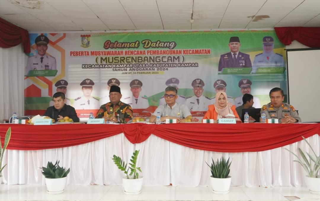 Musrembang Kampar Utara Dipimpin Sekda Kampar
