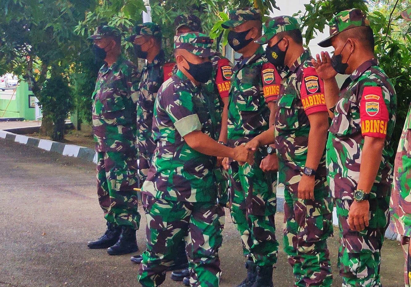 Kunjungi Koramil 02 Rambah, Ini Pesan Dandim 0313/KPR