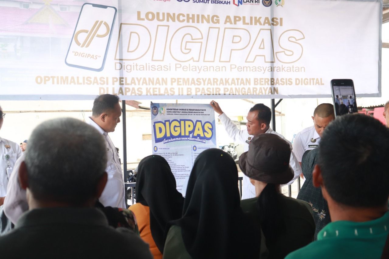 Kepala Lapas Kelas IIB Pasir Pangaraian Luncurkan Program Aksi Perubahan Aplikasi DIGIPAS