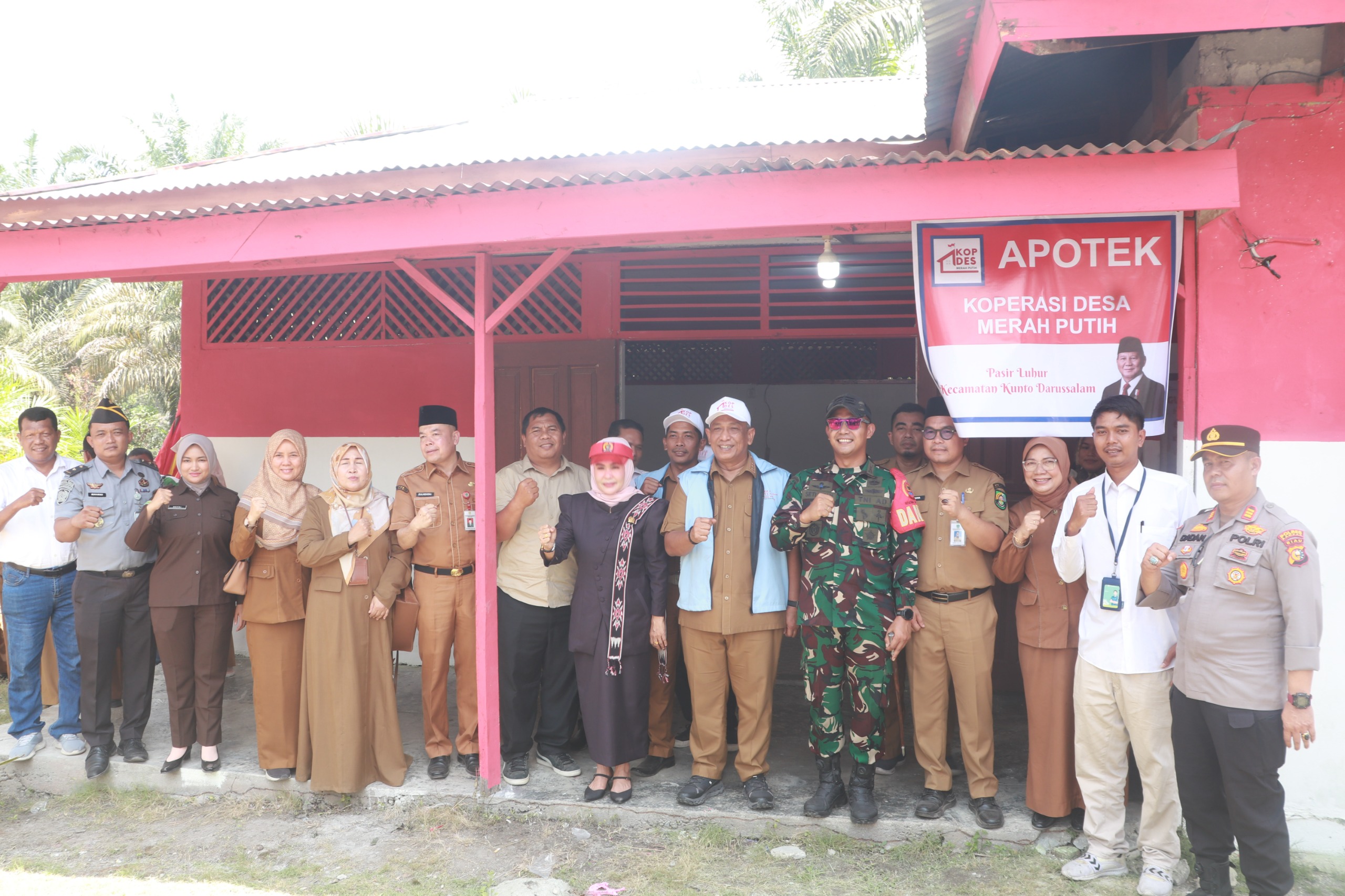Sinergi untuk Desa Maju: Lapas Pasir Pengaraian Hadiri Launching Koperasi Desa Merah Putih