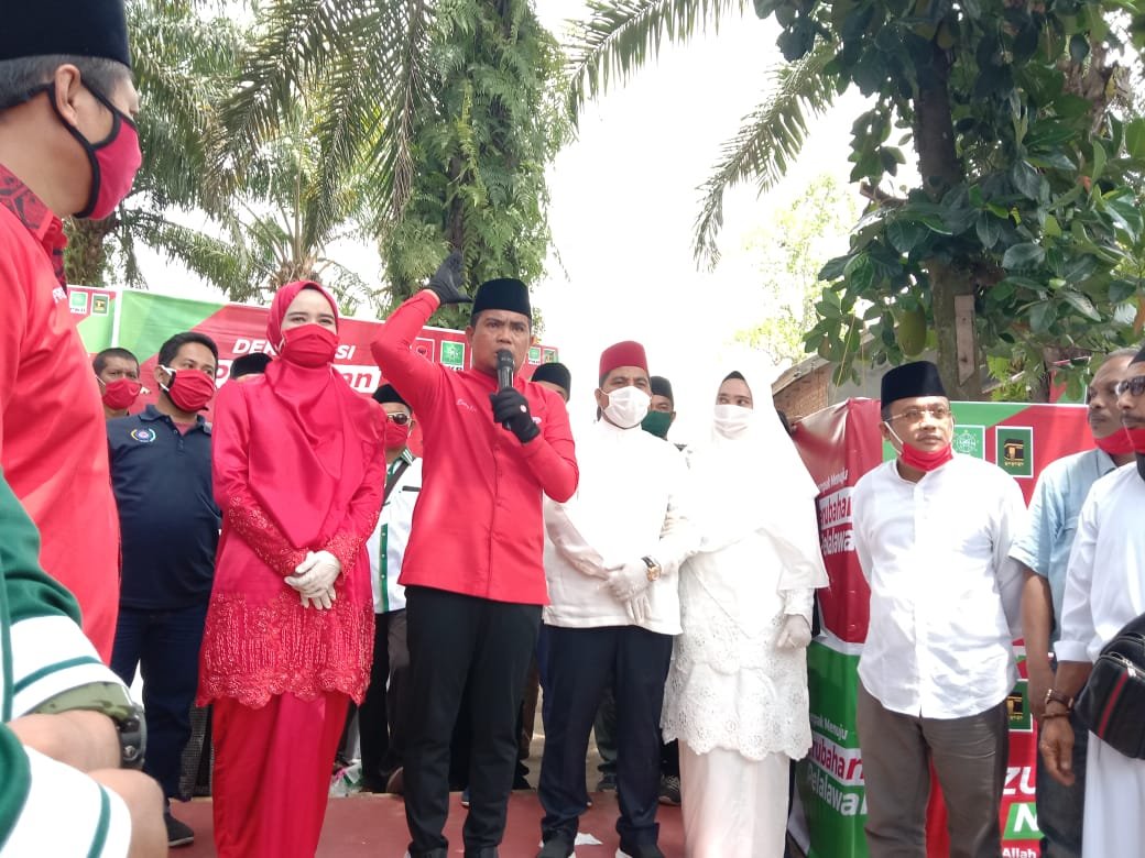 Deklarasikan Diri Pencalonan Bupati dan Wakil Bupati Pelalawan, Zukri, Pelalawan Harus Berubah