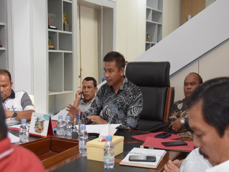 Rapat Persiapan Penyusunan Laporan Evaluasi Kinerja Pj Bupati Triwulan lll, Dipimpin Pj Sekda Kampar