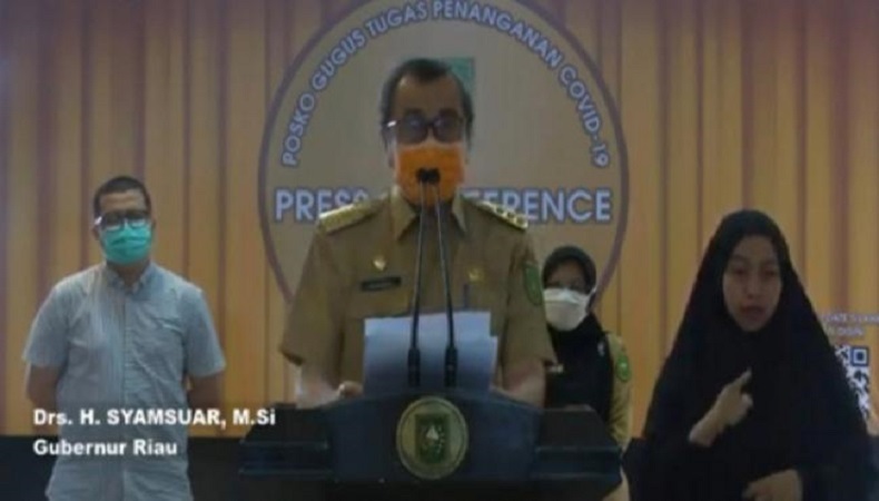 Riau Tambah 107 Kasus Konfirmasi Positif , Total Kasus Kumulatif Menjadi 1846