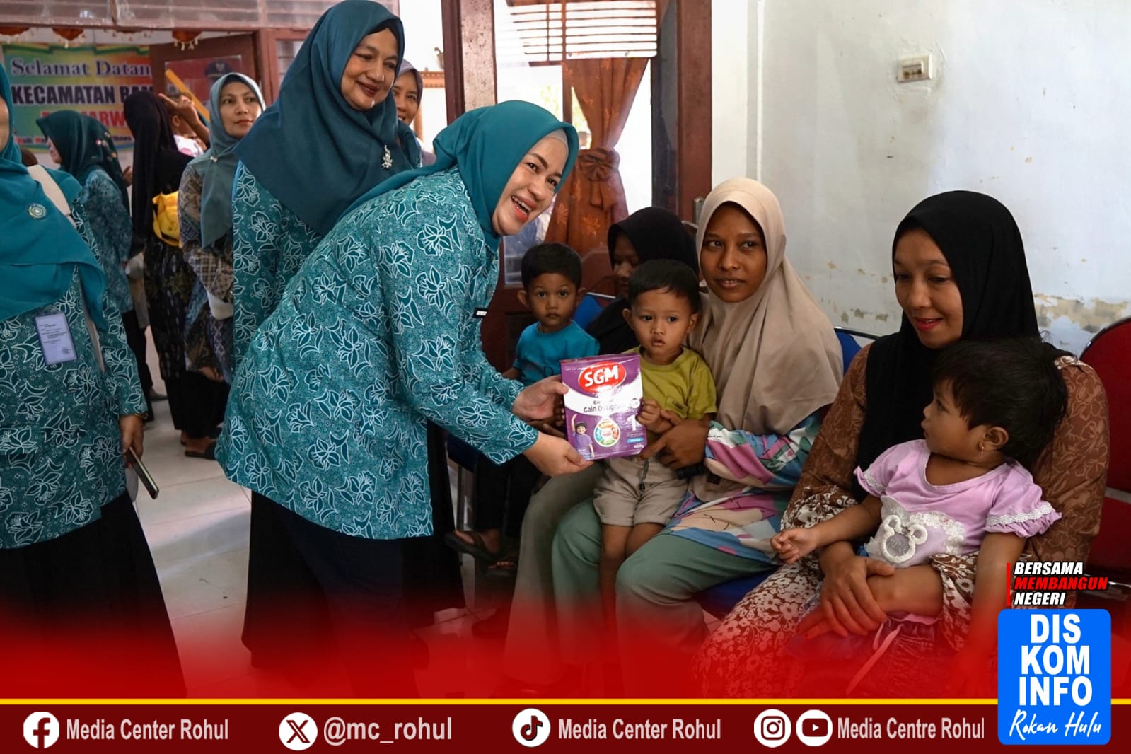 PKK Rohul Gandeng Dinkes Gelar Cek Kesehatan Gratis Bareng Dokter Spesialis
