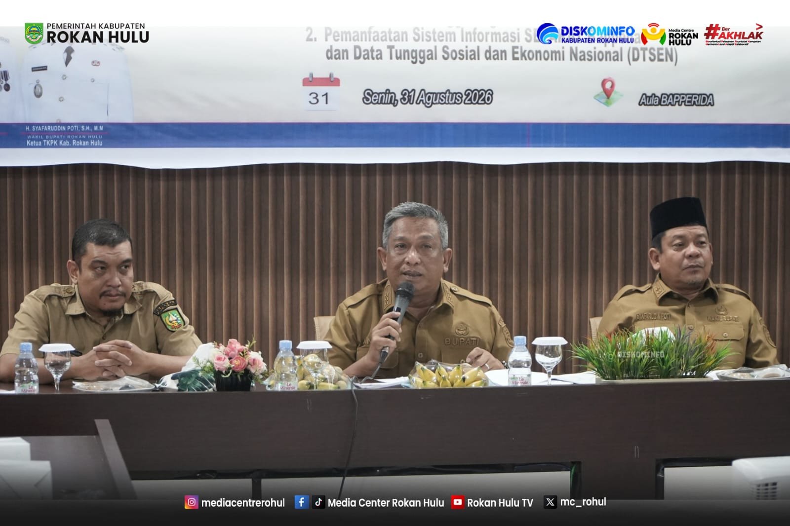 TKPK Rohul Perkuat Data, Bupati Anton Fokus Entaskan Kemiskinan