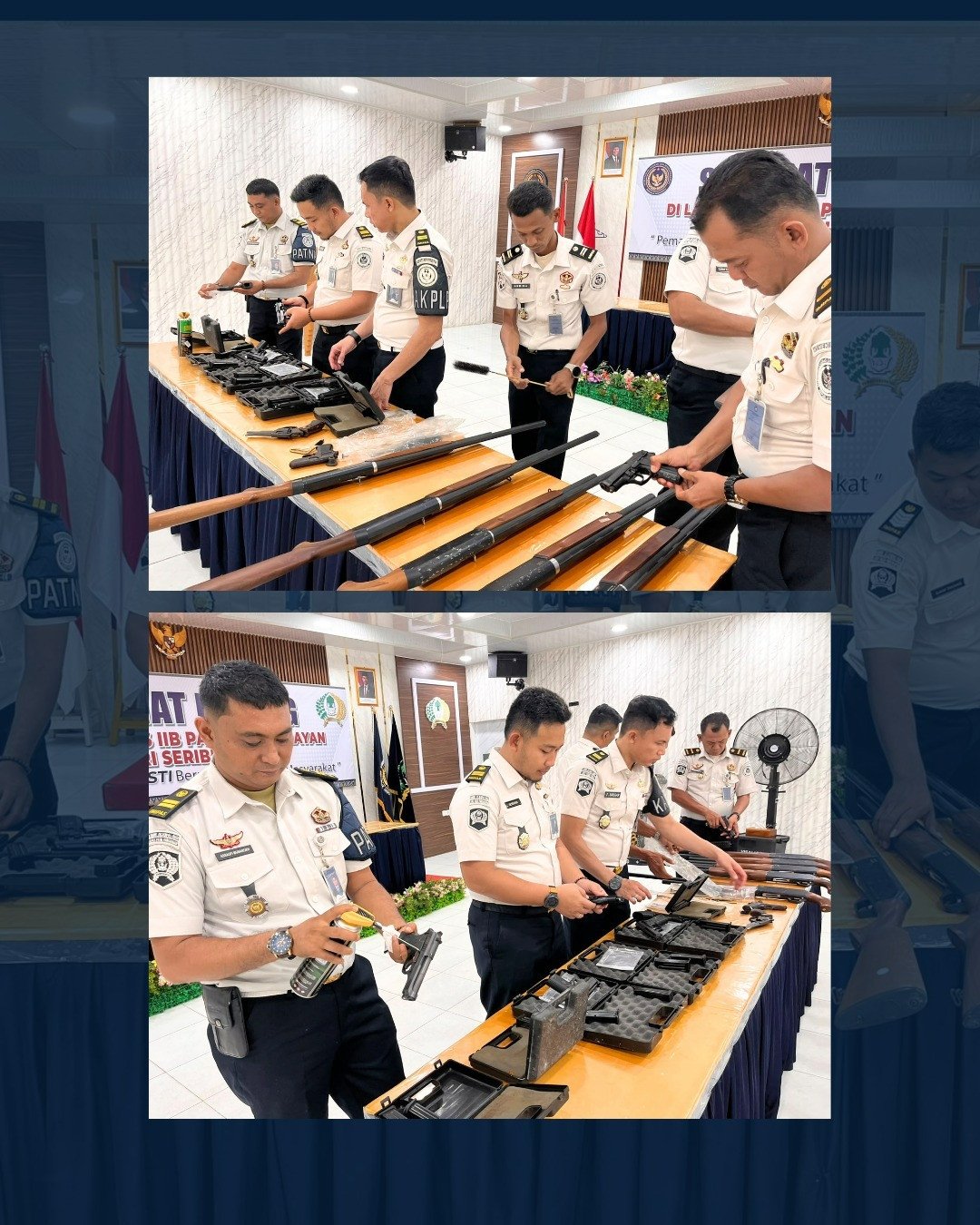 Lapas Pasir Pangarayan Lakukan Pemeliharaan dan Perawatan Senjata Api untuk Mitigasi Risiko Pengaman