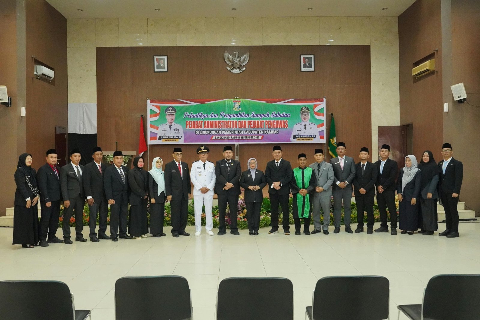 17 Pejabat Eselon lll dan IV Dilantik Wabup Kampar Misharti