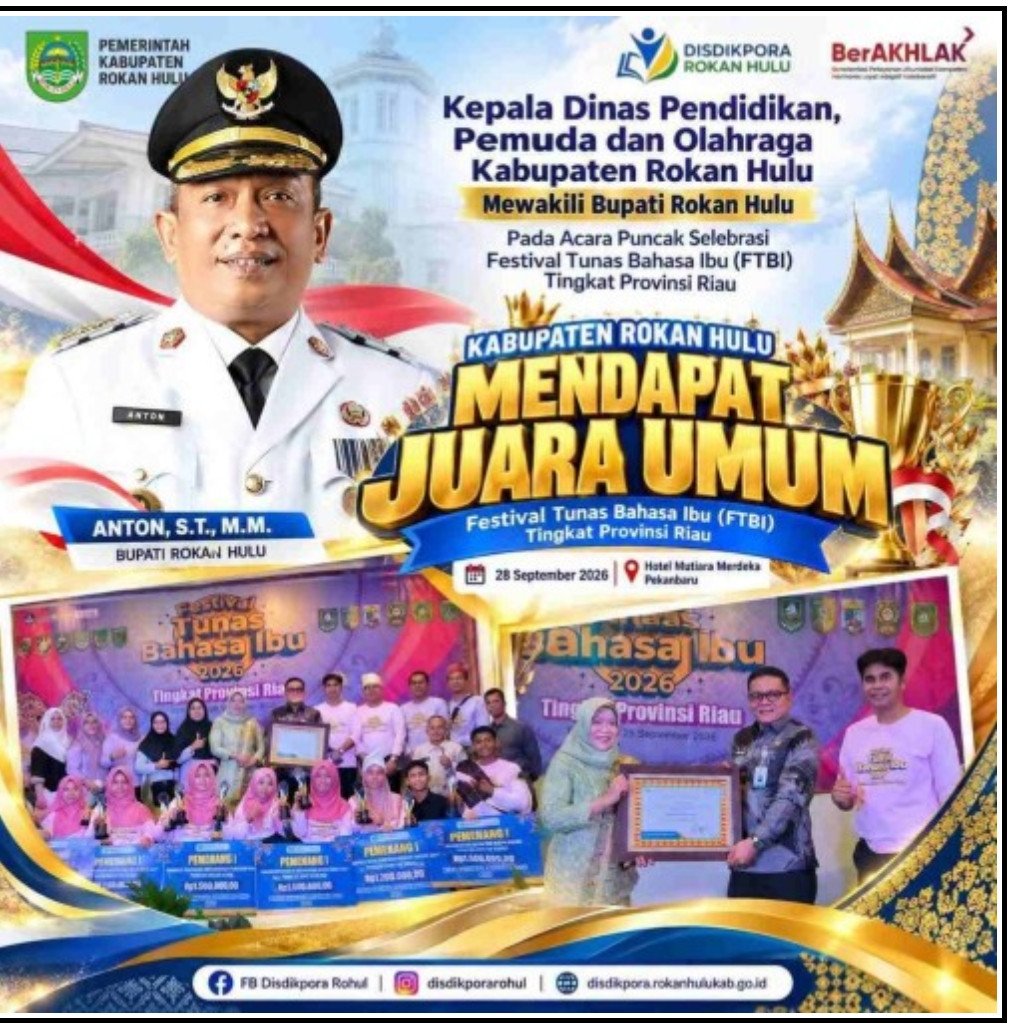 Rokan Hulu Tampil Terbaik di FTBI Riau 2026