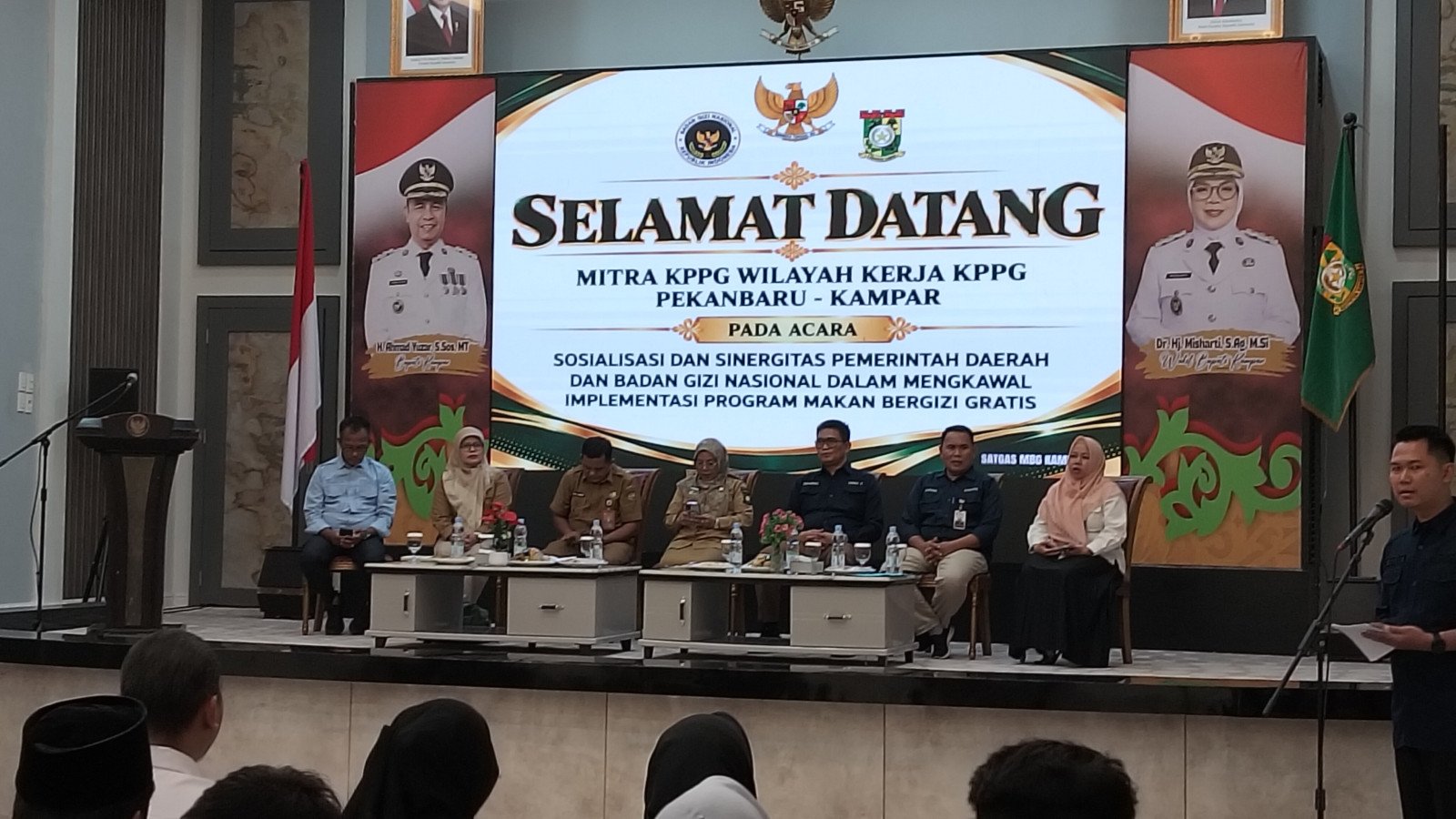 Ketua Satgas MBG Dijabat Wabup Kampar, Misharti Pimpin Sosialisasi MBG, Imbau Patuhi SOP dan Aturan