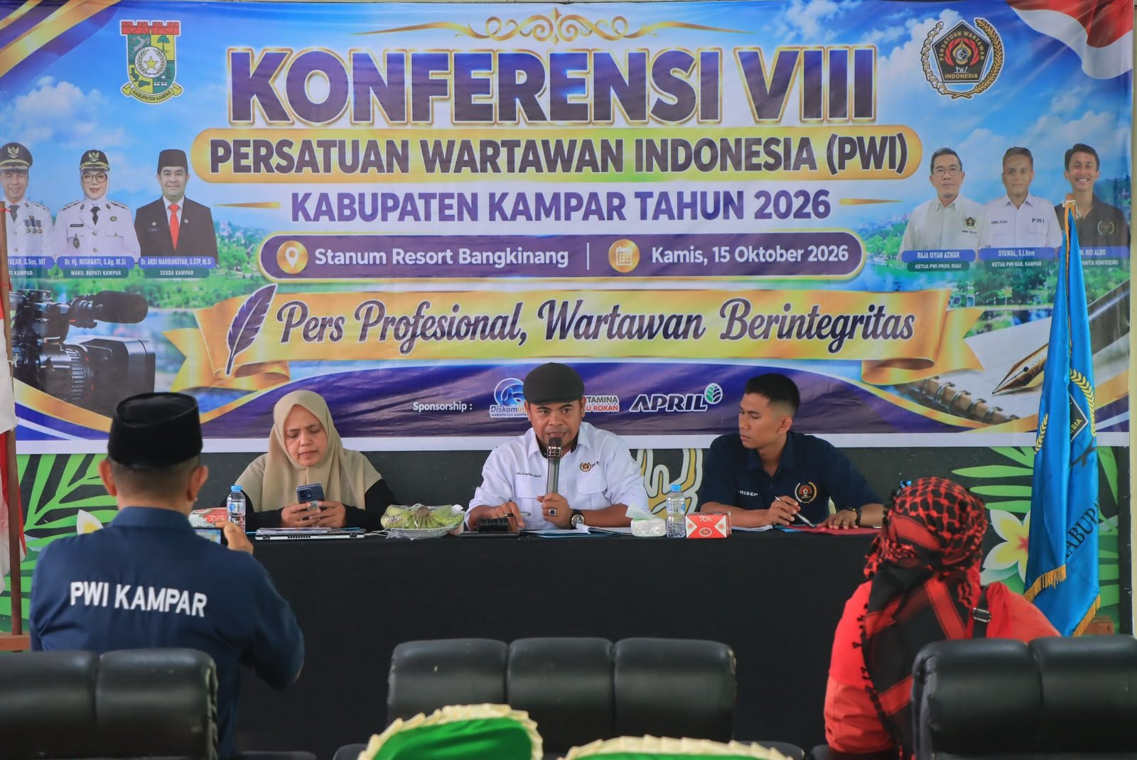 Syawal Nahkodai PWI Kampar 2026-2029, Wabup Misharti Tegaskan Pers Mitra Strategis Pembangunan