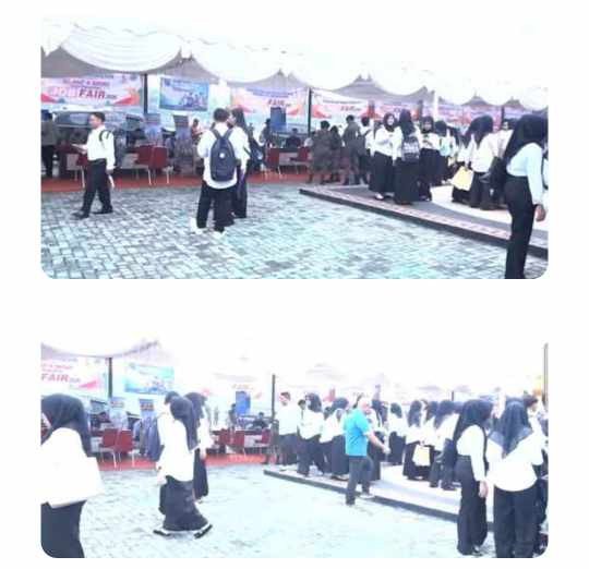 Ribuan Pencari Kerja Padati Job Fair Rohul, Pemkab Dorong Prioritas Tenaga Lokal