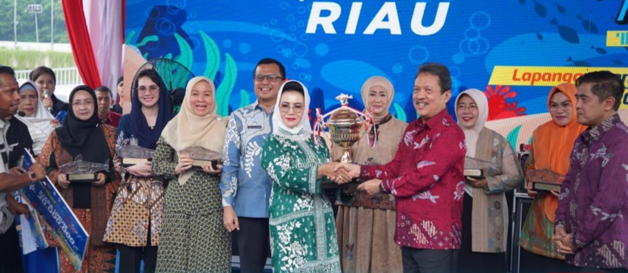 TP PKK Rohul Raih Juara Umum pada Lomba Hari Ikan Nasional Tahun 2023