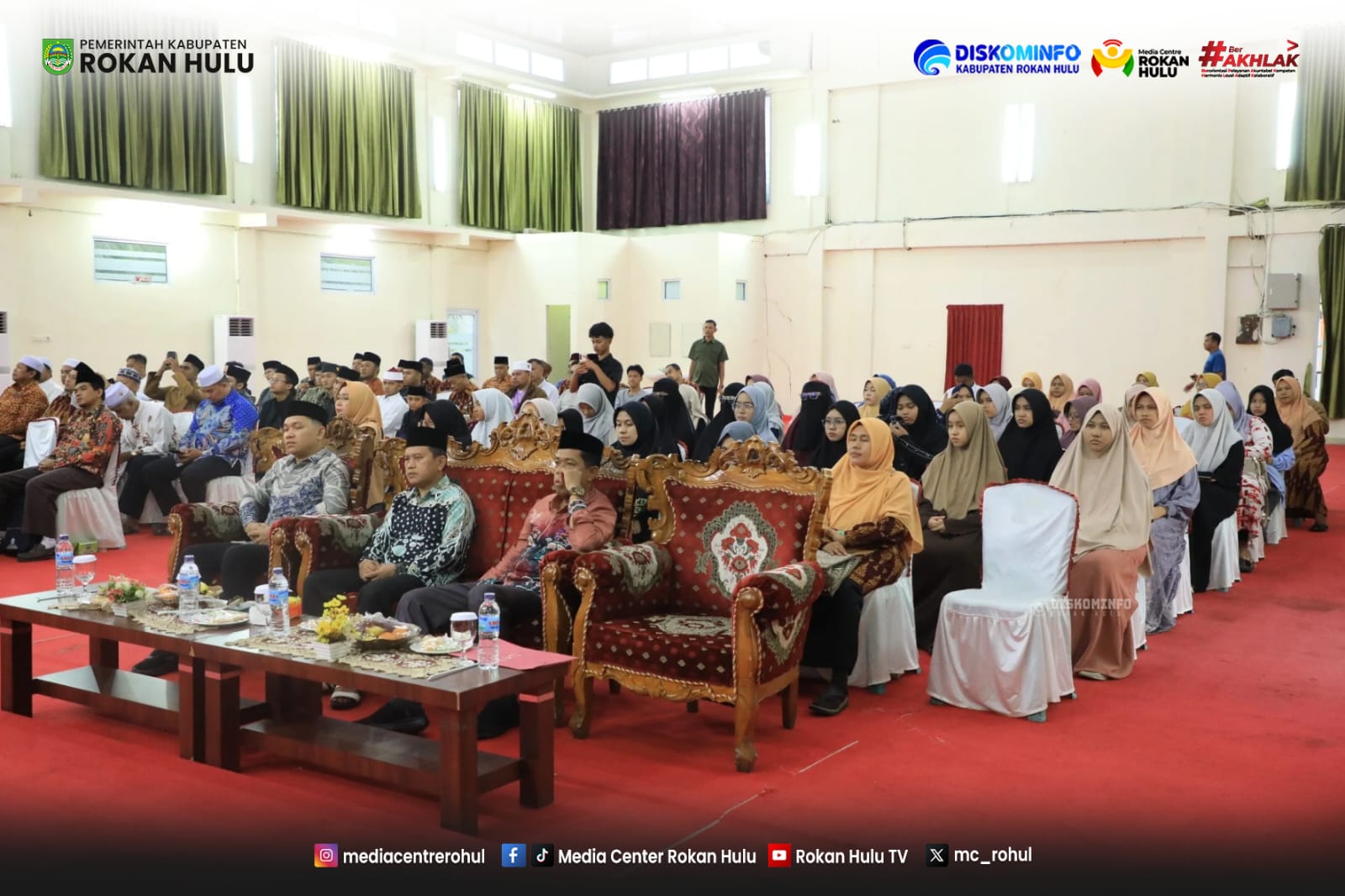 Wabup Syafaruddin Poti Buka Training Center Kafilah Rohul Menuju MTQ ke-44 Tingkat Provinsi Riau