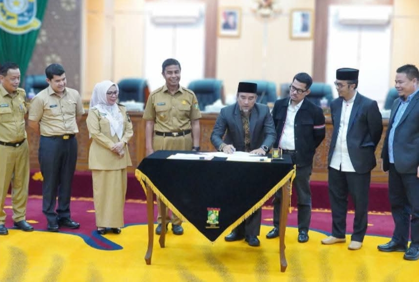 Rapat Paripurna DPRD Kampar, Laporan Keterangan Pertanggungjawaban 2025 Disampaikan Bupati Kampar