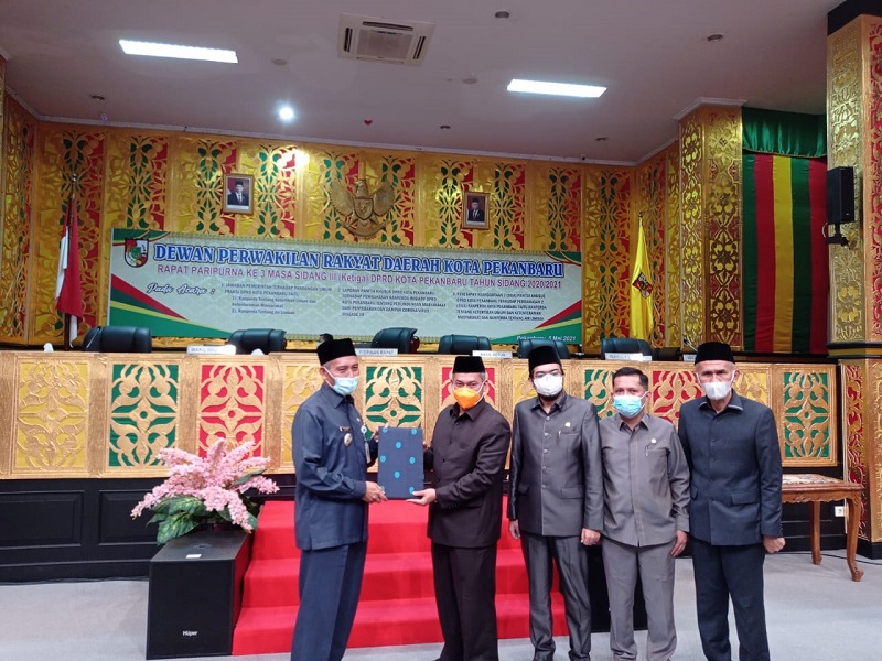 Sidang Paripurna DPRD Kota Pekanbaru Bahas 3 Agenda Sidang 2020/2021
