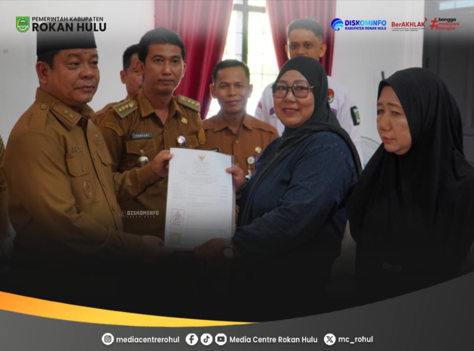 Wabup Syafaruddin Poti Hadiri Penyerahan Sertifikat Halal UMKM di Tandun