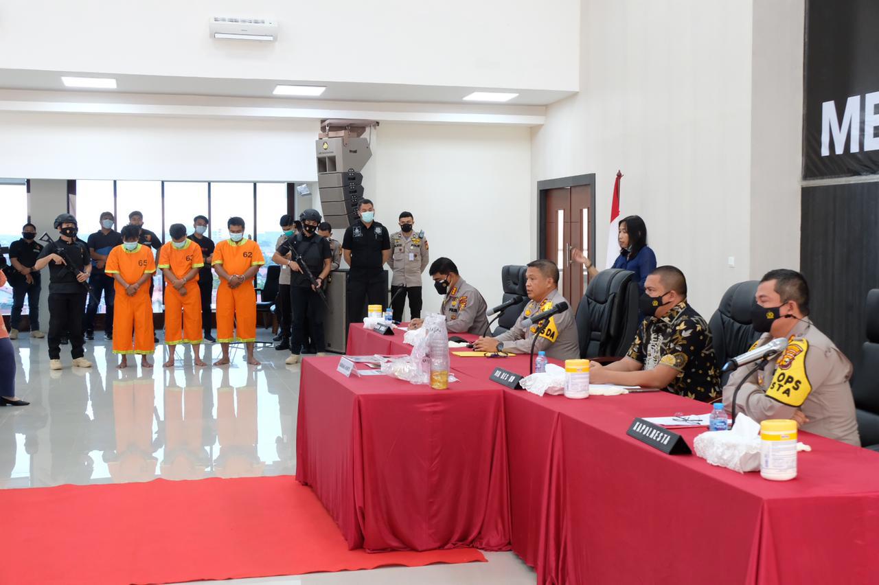 Seorang Satpam dan Dua Rekannya Dibekuk Polda Riau