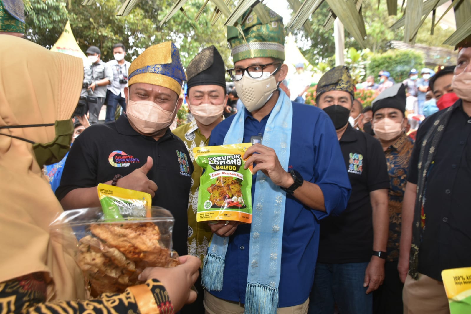 Wisata Koto Masjid Menjadi Penilaian 50 Besar ADWI, Menteri Pariwisata Sandiaga Uno Kunjungi Kampar