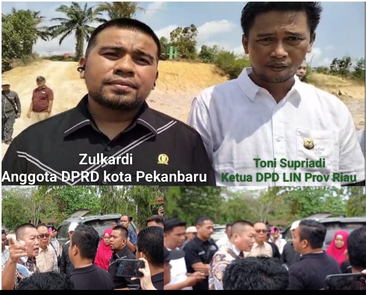DPD LIN Riau, Toni Bersama DPRD Kota Pekanbaru Sidak Ke Lokasi Muara Fajar Sengketa Lahan Tol