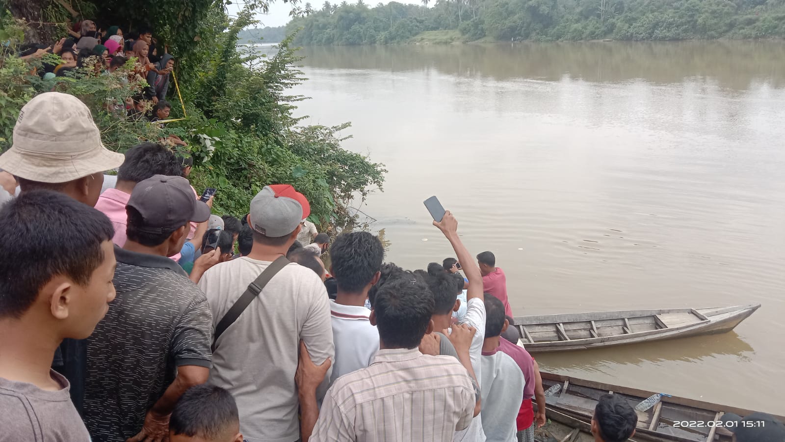 Warga Salo Dihebohkan Penemuan Sesosok Mayat Terapung di Sungai Kampar