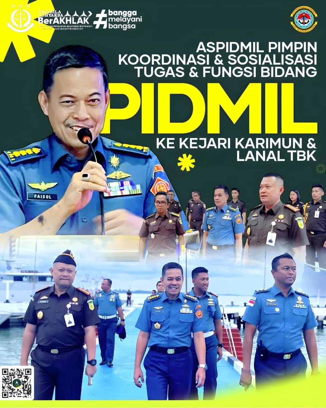 Aspidmil Kejati Riau Lakukan Koordinasi dan Sosialisasi Tugas Juga Fungsi di Kejari Karimun