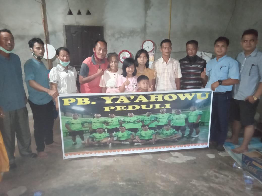 PB. YA AHOWU Perawang, Peduli Covid 19. Bantu Ringankan Beban Masyarakat