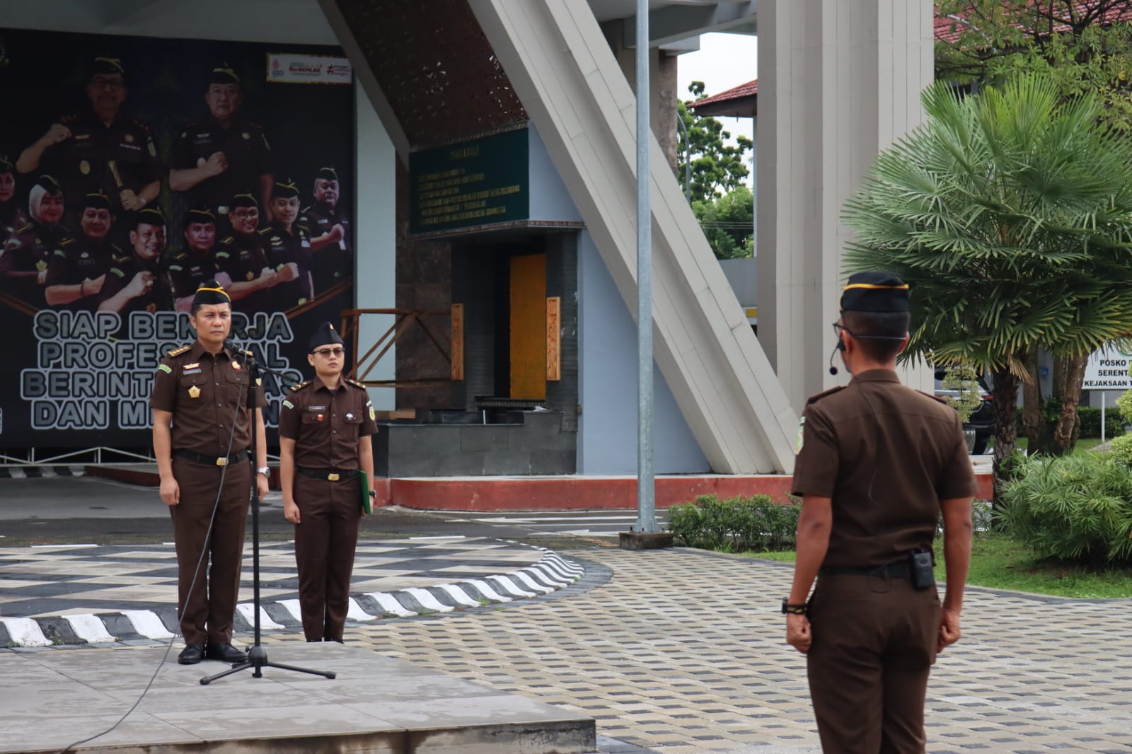 Apel Kerja Pagi, Asintel Kejati Riau Sampaikan Pesan Ini Dalam Amanatnya
