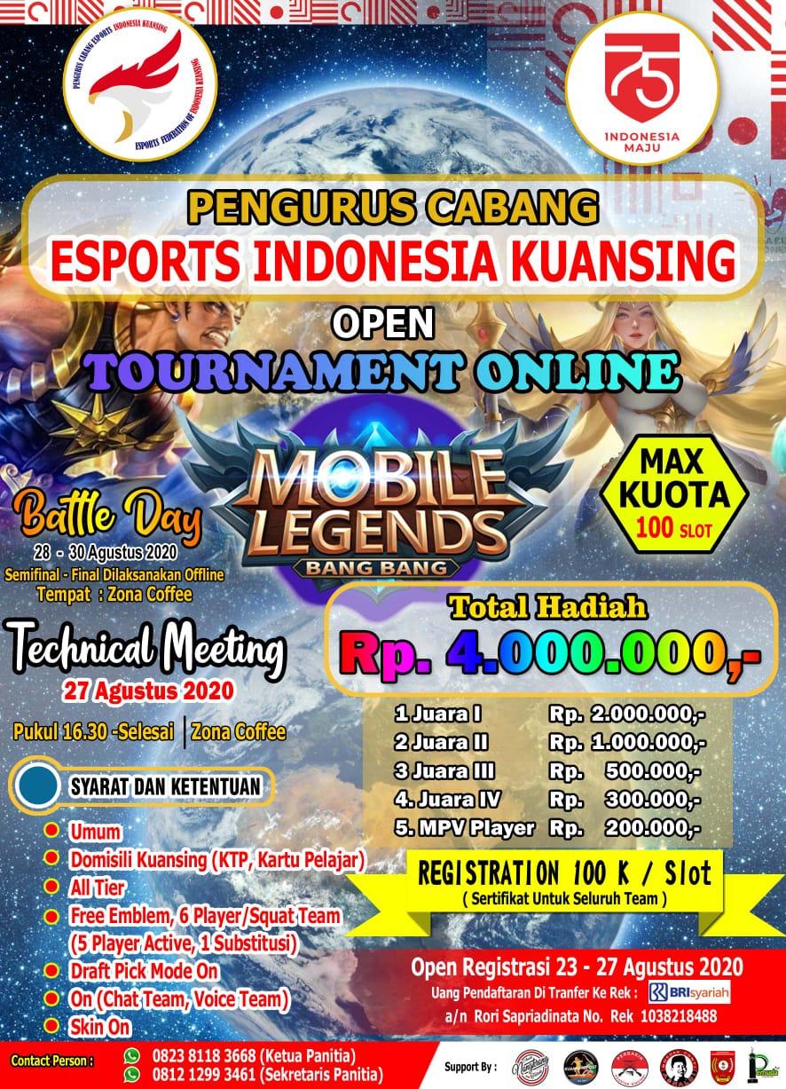 Baru Terbentuk,PENGCAB Esports Indonesia Kab. Kuansing Langsung Tancap Gas Gelar Turnamen Mobil Lege