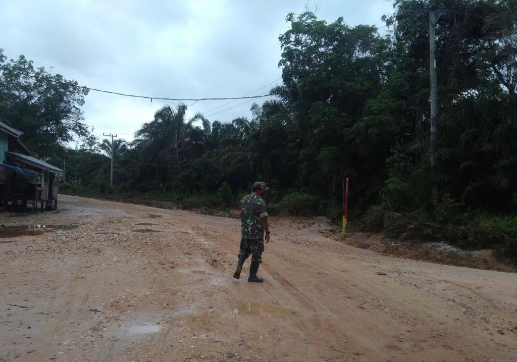 Serda Ahmad Basahil  Pantau Kondisi Banjir