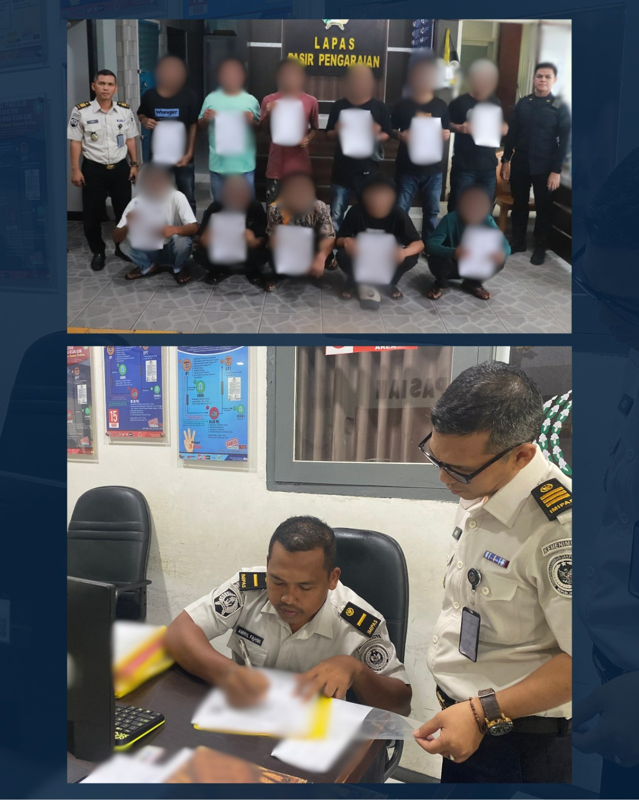 Lapas Pasir Pangaraian Berikan Hak Integrasi kepada Warga Binaan yang Memenuhi Syarat