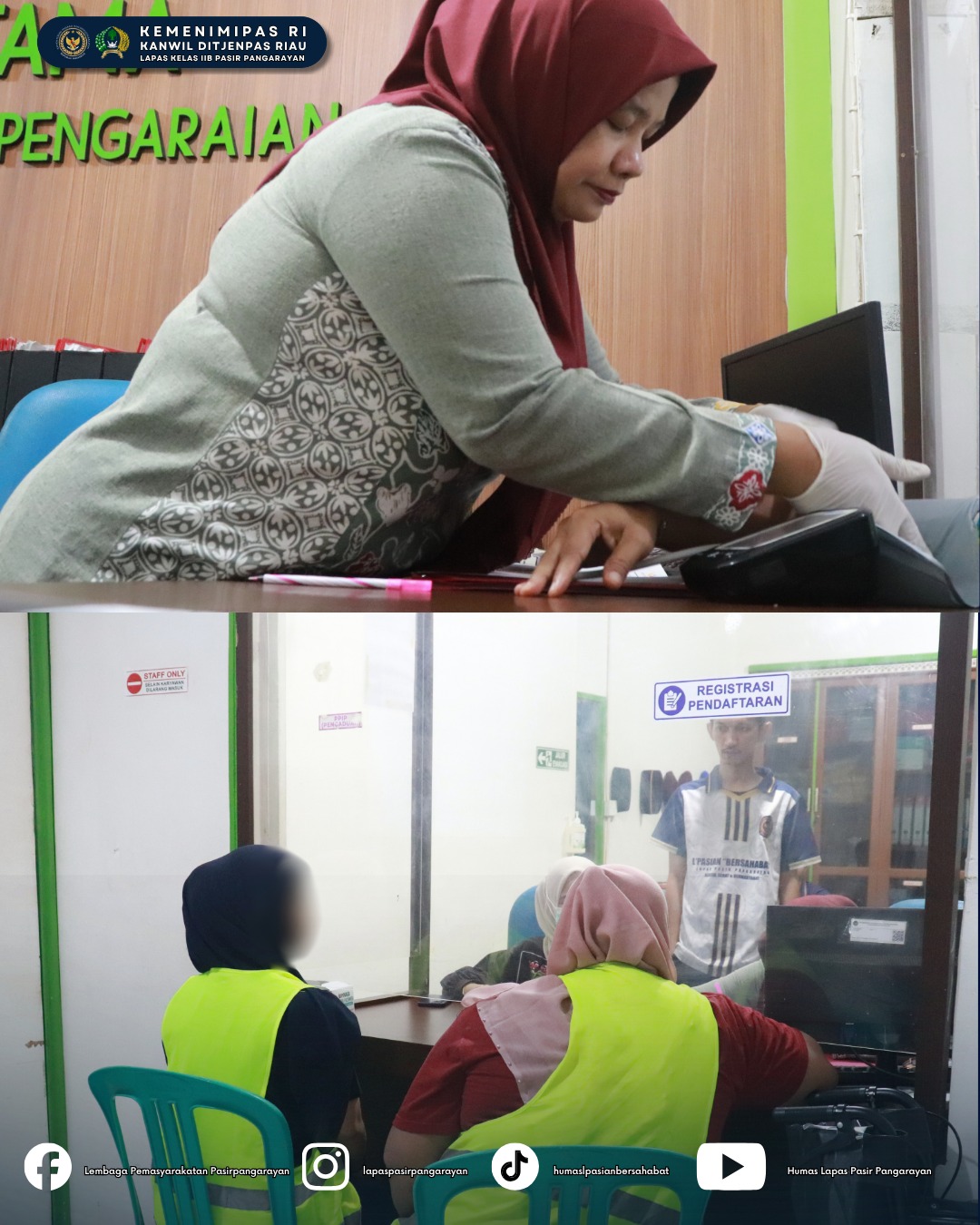 Lapas Pasir Pangaraian Gandeng Puskesmas Rambah Berikan Pelayanan Kesehatan bagi Warga Binaan