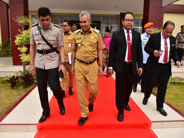 Pj Bupati Kampar Hadiri Upacara Diktuba Yang Dibuka Kapolda Riau
