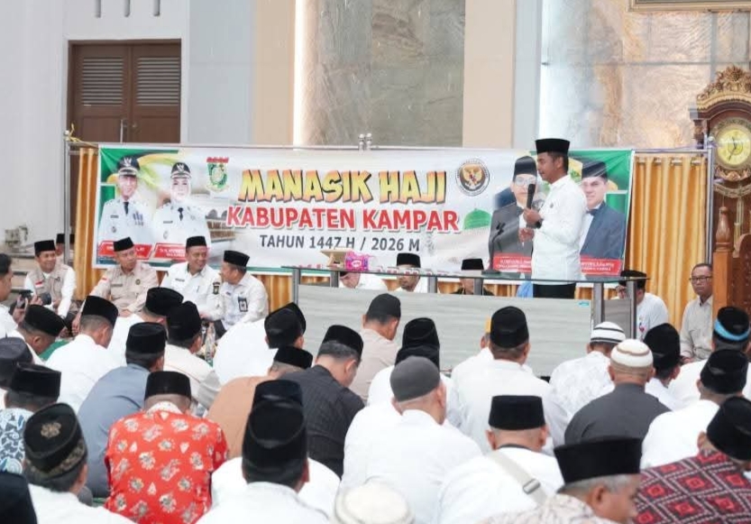 Keberangkatan 453 CJH Kampar 1447 H, Dilepas Bupati Kampar