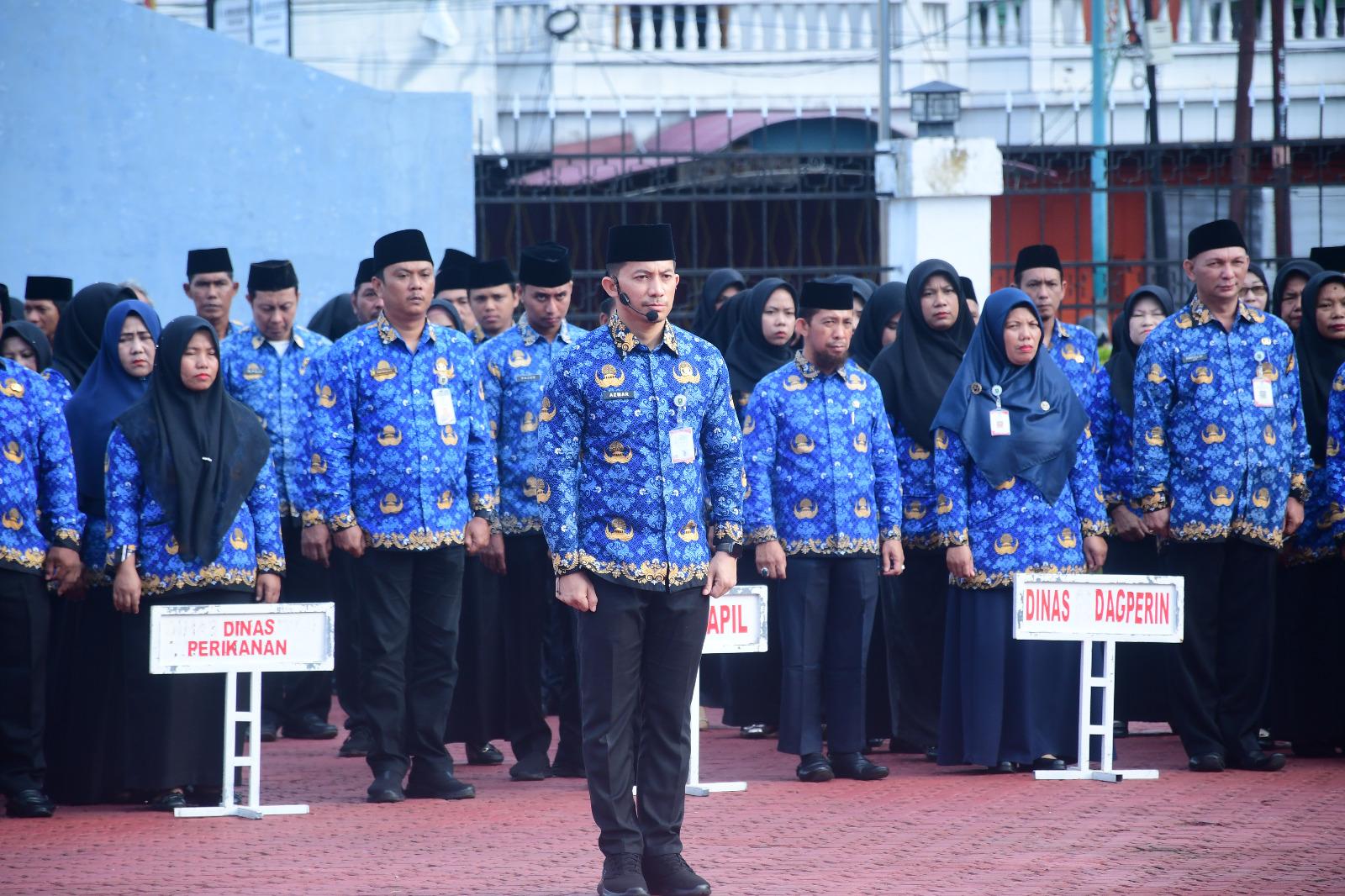 Bupati Bengkalis Sampaikan Amanat Menteri Komdigi Melalui Staf Ahli Saat Upacara Harkitnas