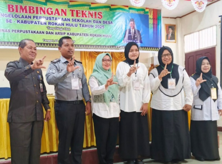 Dorong Literasi Warga Binaan, Pegawai Lapas Pasir Pengaraian Ikuti Bimtek Perpustakaan se-Rokan Hulu