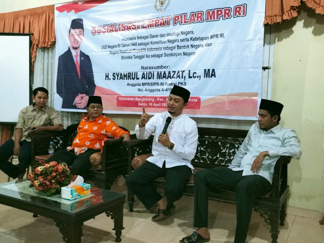 Gelar Sosialisasi 4 Pilar MPR RI, ini yang Disampaikan Syahrul Aidi Bersama PKS Kampar