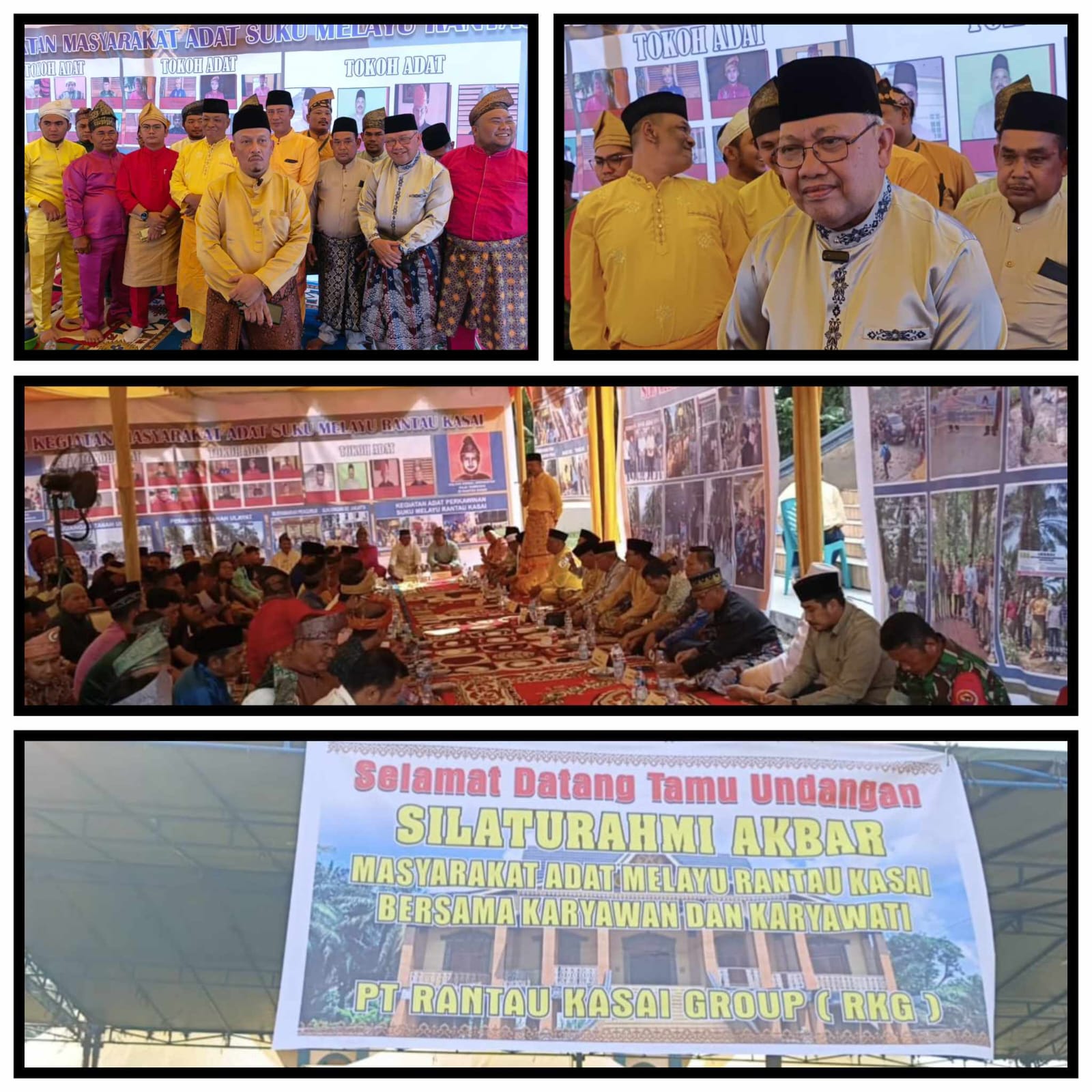 Silaturahmi Akbar Masyarakat Adat Melayu Rantau Kasai dan PT Rantau Kasai Group Pererat Kebersamaan