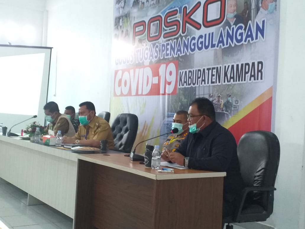 2 Warga Positif Corona. Pemkab Kampar Tetapkan Status Tanggap Darurat Bencana