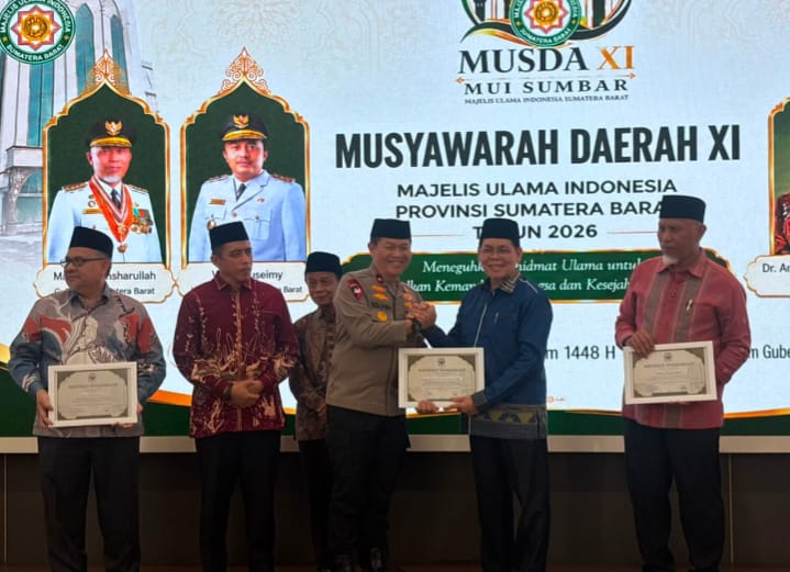 Musda MUI, Polda Sumbar Tegaskan Komitmen Dukung Peran Ulama Menjaga Stabilitas Daerah