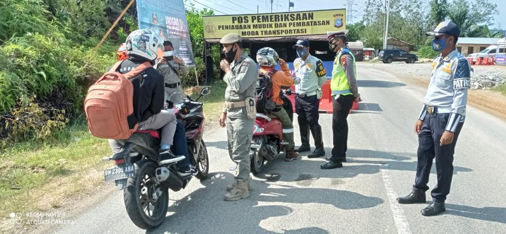 Hadang Pemudik Lebaran 2021,Polda Riau Dirikan 58 Pos Penyekatan 