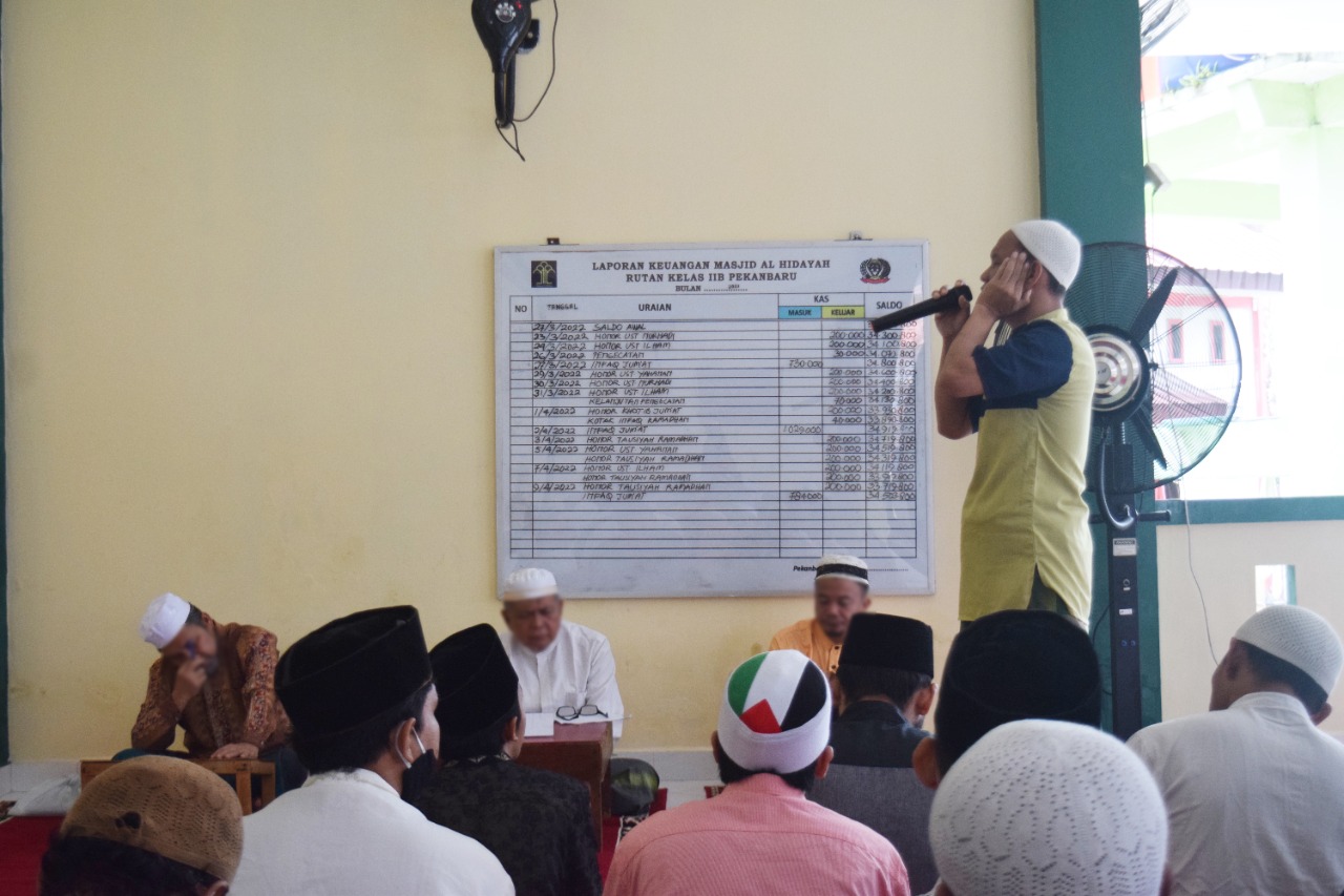 Antusias Puluhan Warga Binaan Rutan Pekanbaru Ikuti Lomba Azan