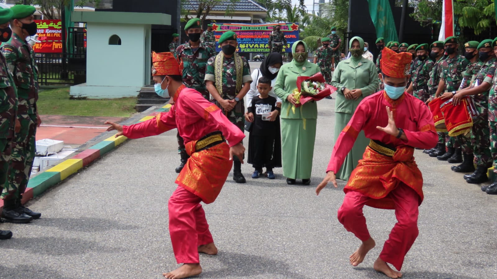 Kodim 0313/KPR Sambut Dandim Baru Letkol Arh Mulyadi