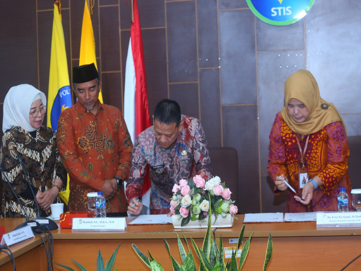 Pj Bupati Kampar Lakukan Nota Kesepahaman Antara Pemkab dan STIS