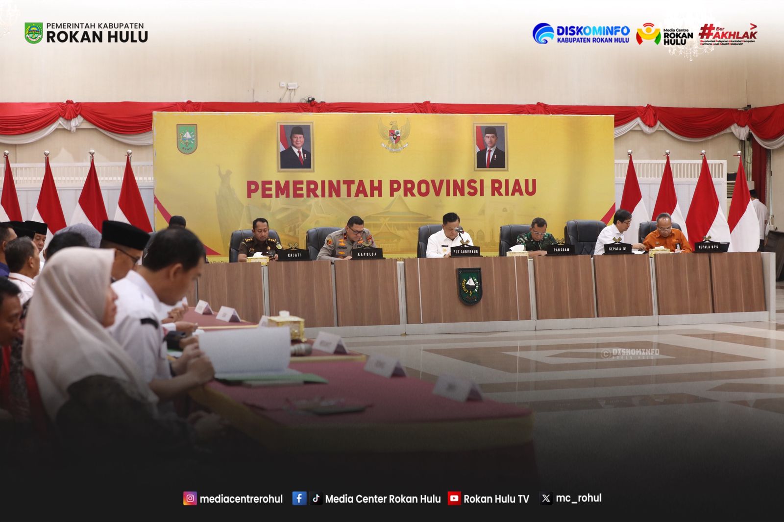 Jaga Stabilitas Harga Ramadan, Wabup Poti Hadiri HLM Riau