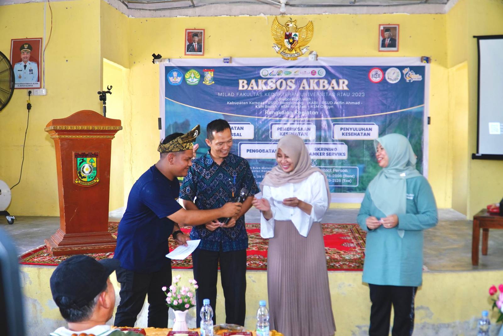 HUT Fakultas Kedokteran UNRI, Serangkaian Kegiatan Bhakti Sosial Kesehatan Dilaksanakan