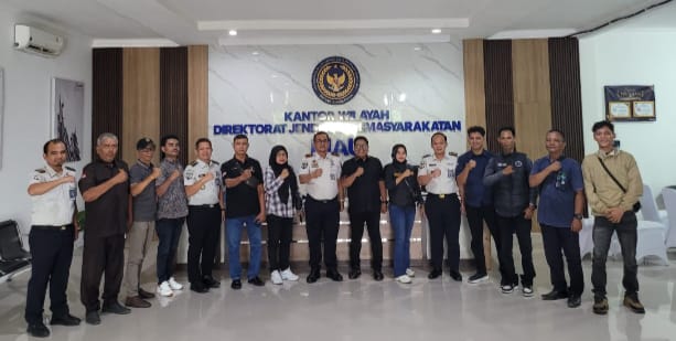Kanwil Ditjendpas Riau Terima Kunjungan Silaturahmi Insan Pers, Perkuat Sinergitas