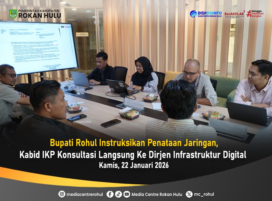 Penataan Jaringan Dipercepat, IKP Rohul Temui Dirjen Infrastruktur Digital