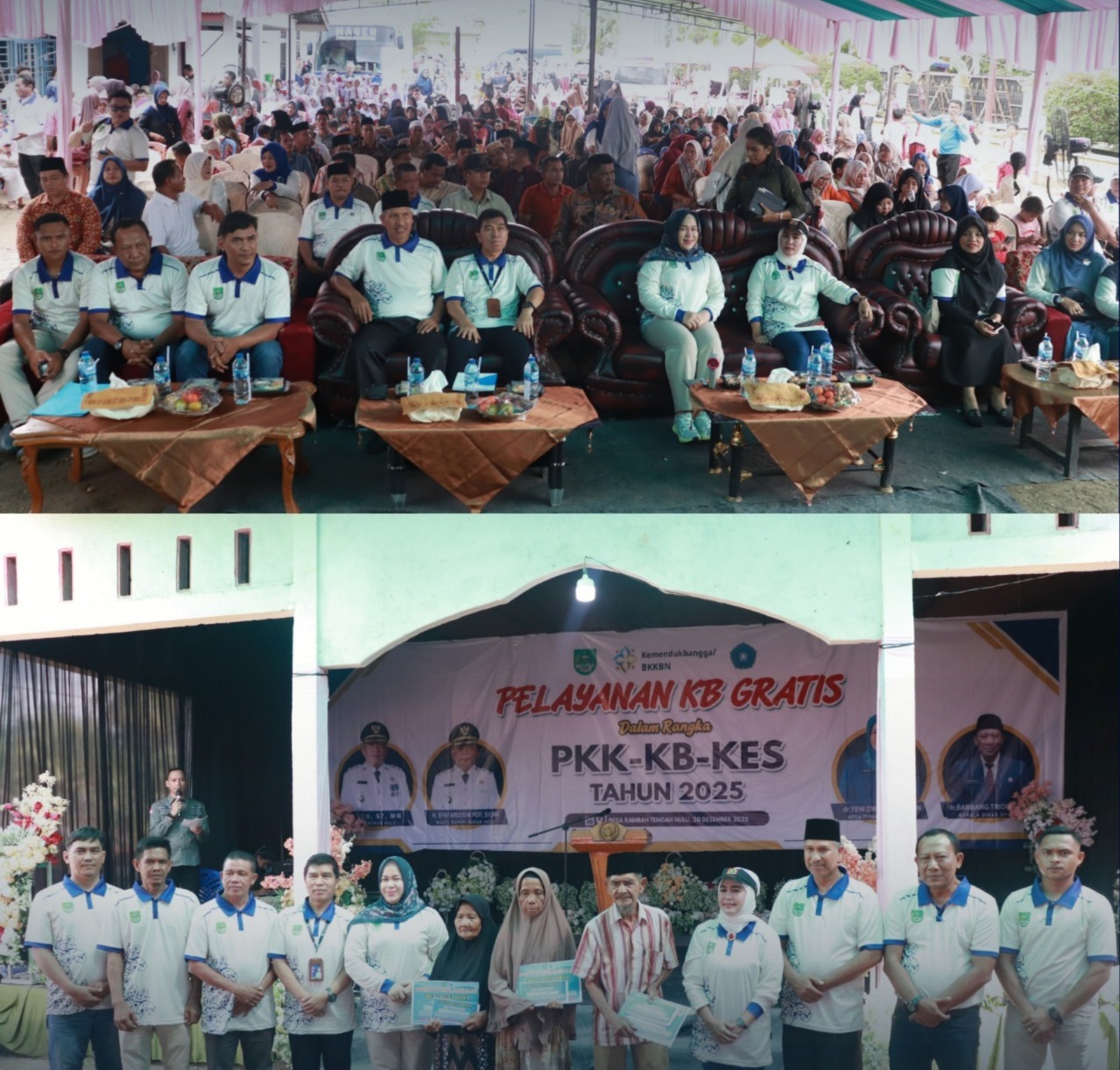 Lapas Pasir Pangaraian Hadiri Pelayanan KB Gratis Tingkat Kabupaten Rokan Hulu