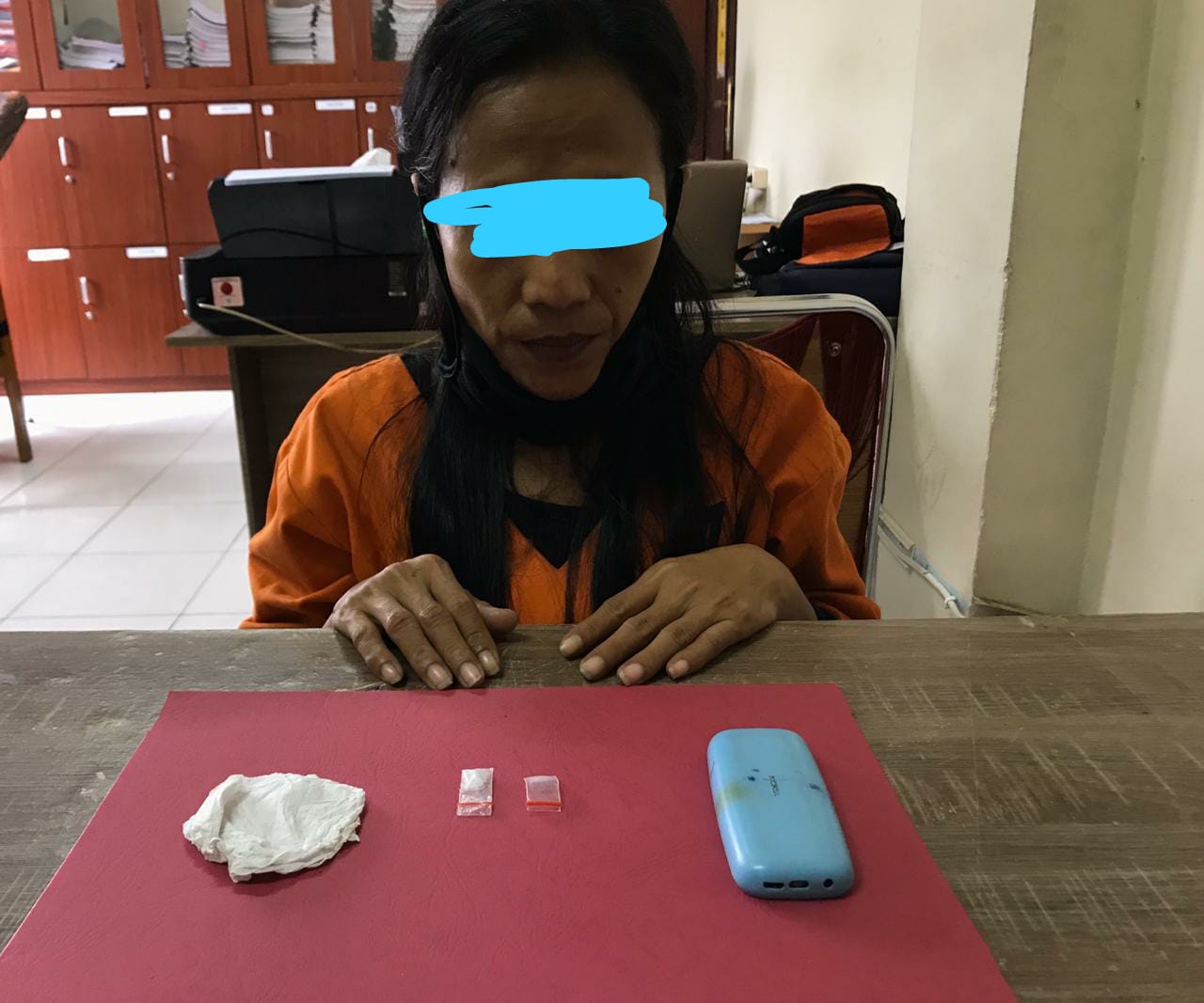 Simpan Narkoba Wanita Paruh Baya Ditangkap Polres Siak.
