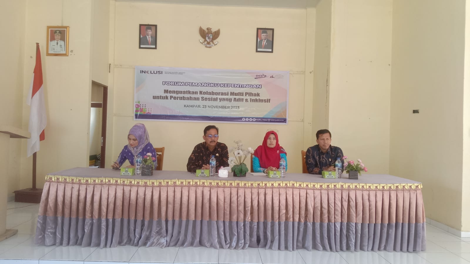 Forum Pemangku Kepentingan Diinisiasi Oleh PEKKA Adakan Diskusi, Berikut Harapan DPPKBP3A Kampar